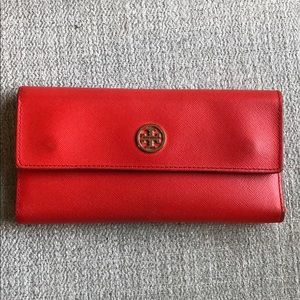 TORY BURCH tri-fold wallet w/ coin pouch